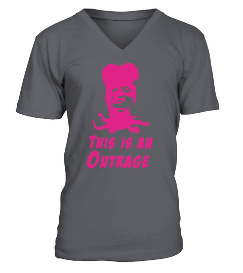 Mighty Boosh-Tony Harrison-This Is An Outrage shirt V-Neck T-shirt