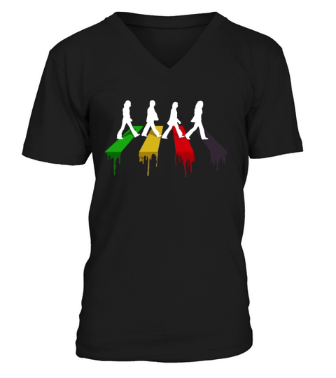 rasta beatles T-Shirt V-Neck T-shirt