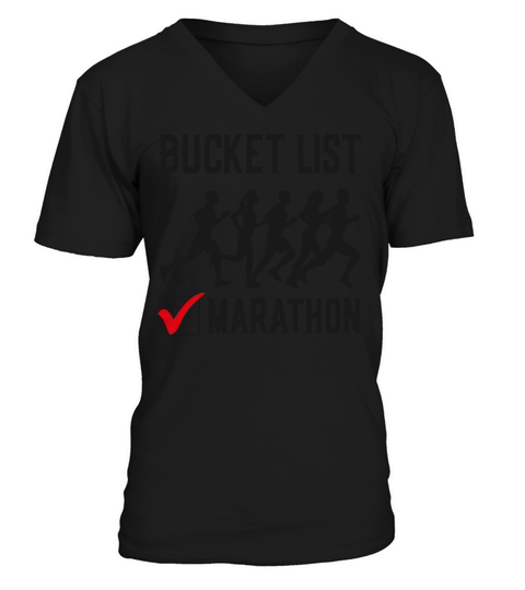 Running Runner Half Marathon V-Neck T-shirt
