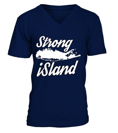 Strong Island New York V-Neck T-shirt