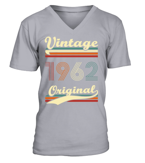 Vintage 1962 original 60 years anniversary V-Neck T-shirt