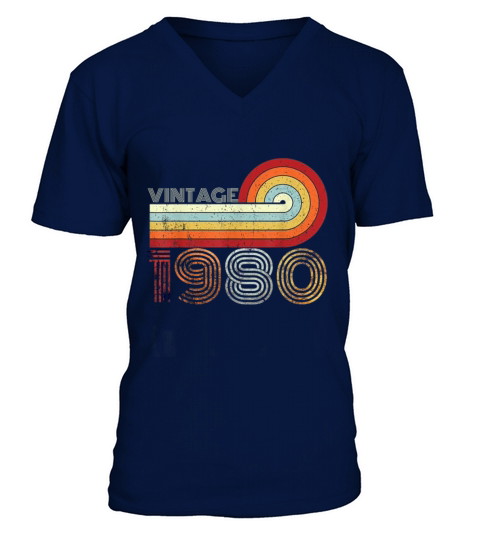 Vintage 1980 V-Neck T-shirt