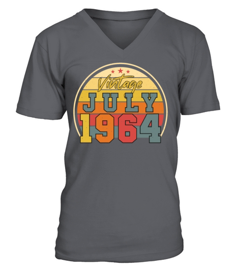 Vintage July 1964 V-Neck T-shirt