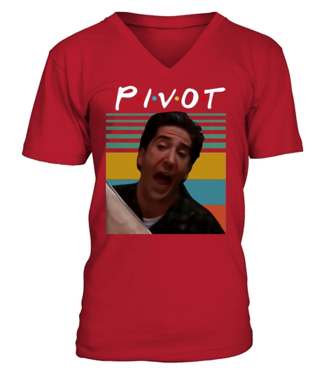 Vintage Ross Geller Pivot shirt V-Neck T-shirt