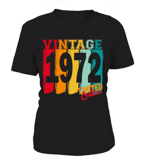 1972 Vintage Vintage Retro Birthday Gift Women's T-Shirt