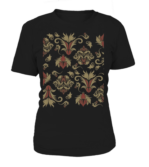 Baroque Aesthetic Pattern Old Vintage Grunge Women's T-Shirt
