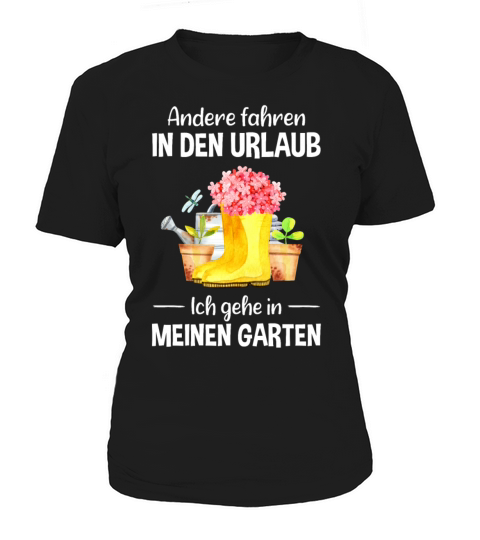 Garden Vacation Funny Quote Gardener Gift Idea Women's T-Shirt