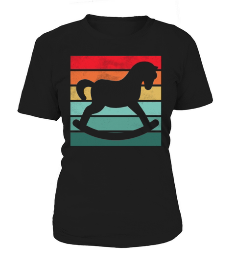 Girls Horse Riding Shirt Vintage Retro Women's T-Shirt