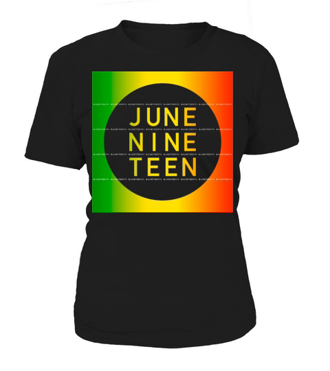 June Nine Teen Black Juneteenth June Vintage Women's T-Shirt