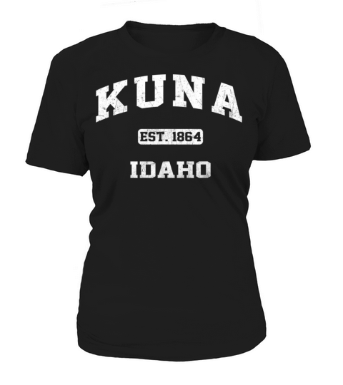 Kuna Idaho ID Vintage State Athletic Style Women's T-Shirt