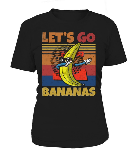 Retro Lets Bananas Funny Dab Banana Women's T-Shirt