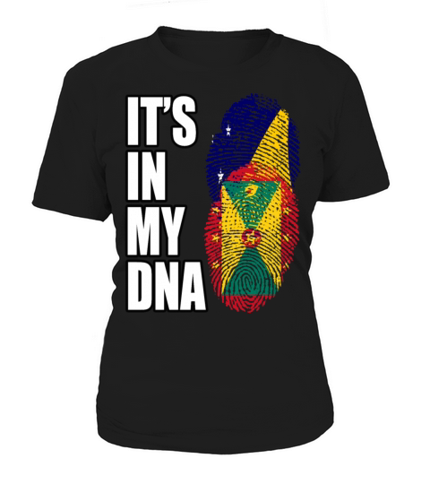 Tokelauan And Grenadian Mix Heritage DNA Flag Women's T-Shirt