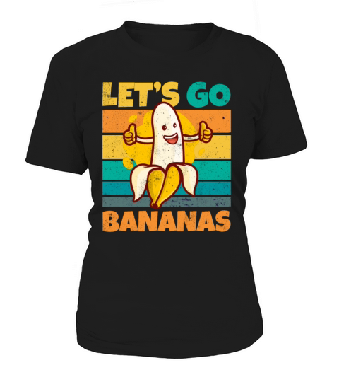 Vintage Lets Bananas Funny Thumbs Banana Women's T-Shirt