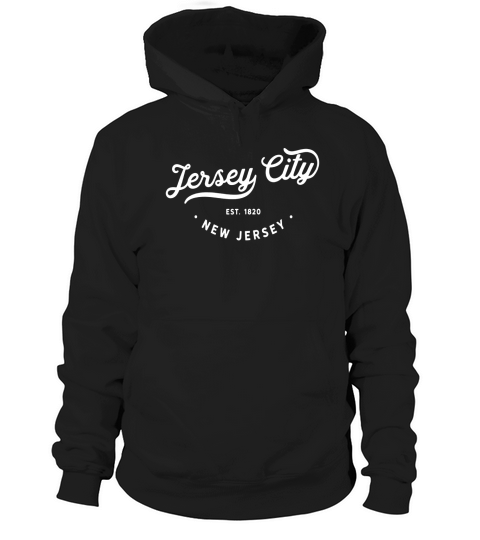Classic Retro Vintage Jersey City New Jersey Tshirt Hoodie Unisex
