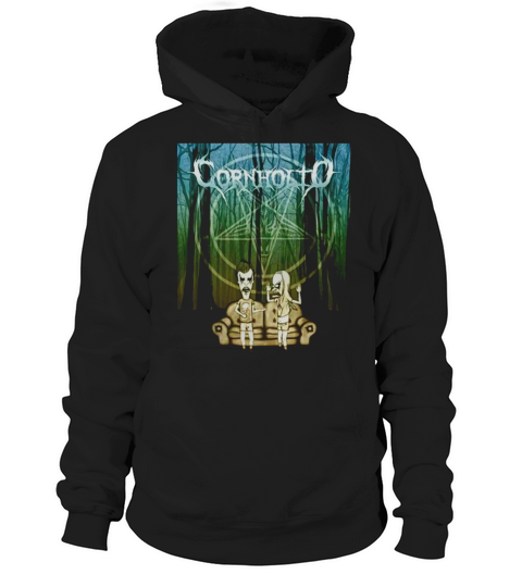 Cornholio Black Metal Hoodie Unisex