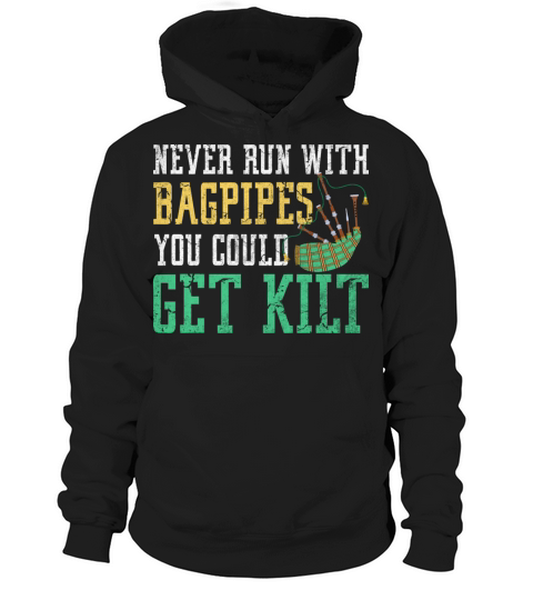 Green Kilt Graphic Hoodie Unisex