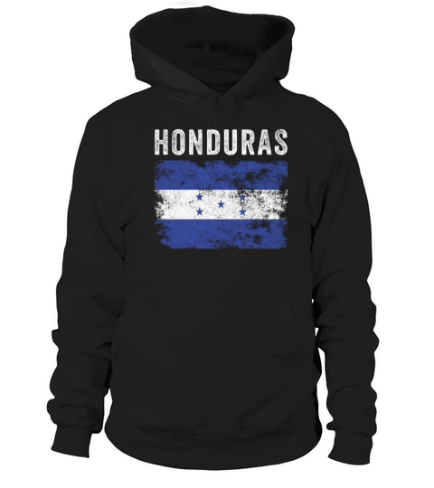 Honduras Flag Distressed - Honduran Flag Hoodie Unisex