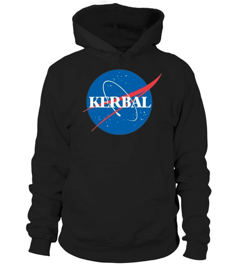 Kerbal Space Program Nasa Logo Large Hoodie Unisex