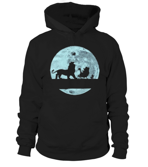 Lion King Walking On The Moon Simba Pumbaa And Timon shirt Hoodie Unisex