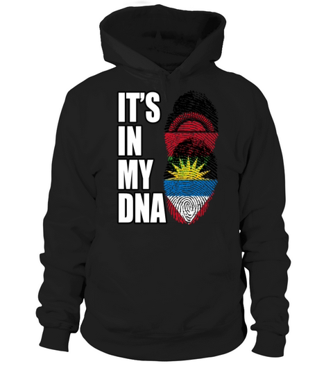 Malawian And Antiguan Mix Heritage DNA Flag Hoodie Unisex