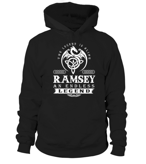 RAMSEY The Legend Is Alive RAMSEY An Endless Legend ColorWhite Hoodie Unisex