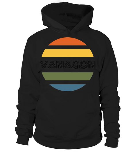 Retro Colored Typographic Design Hoodie Unisex