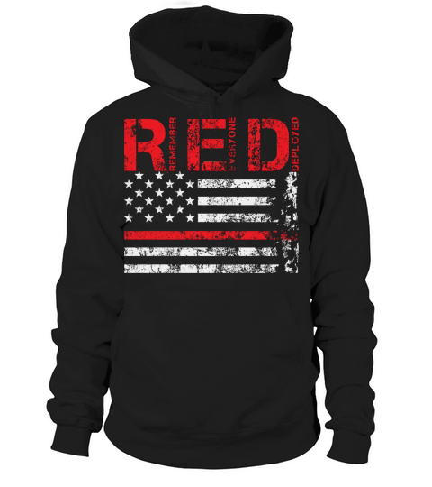 Vintage Remember Everyone Deployed Flag Hoodie Unisex