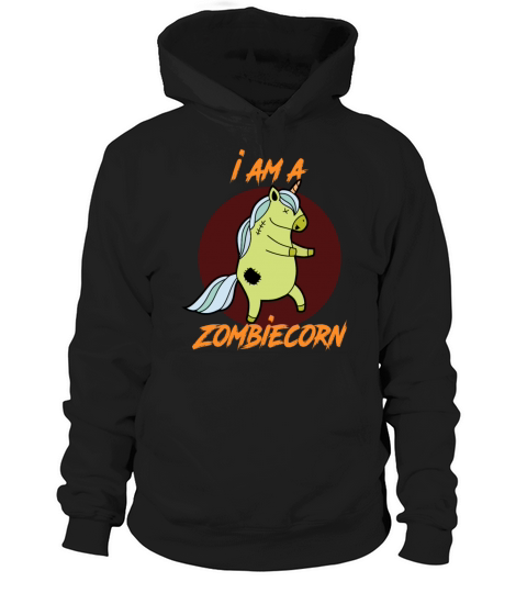 Zombie Unicorn Halloween Hoodie Unisex