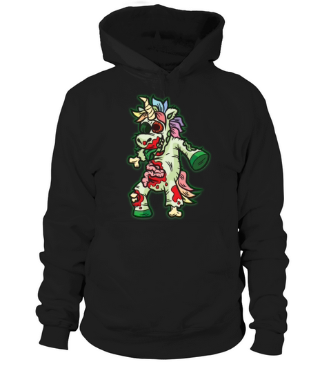 Zombie Unicorn Hoodie Unisex