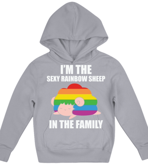 LBGT Flag Gay Pride Human Vintage Rainbow Kids Hoodie