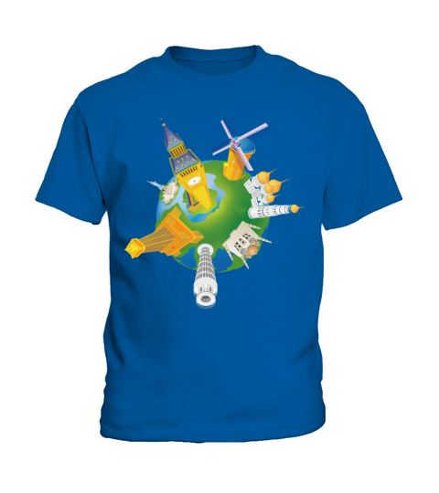 Different travel elements T-Shirts Kids T-Shirt