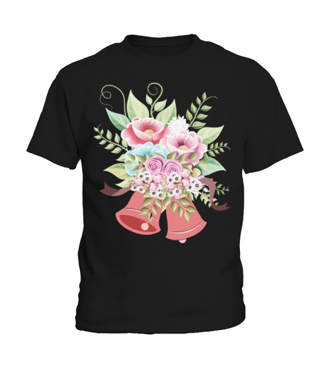 Flowers with Bell Florist Kids T-Shirt