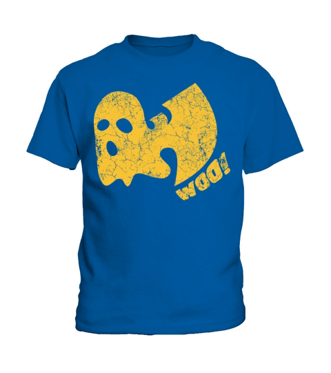 halloween ghost woo wutang Kids T-Shirt