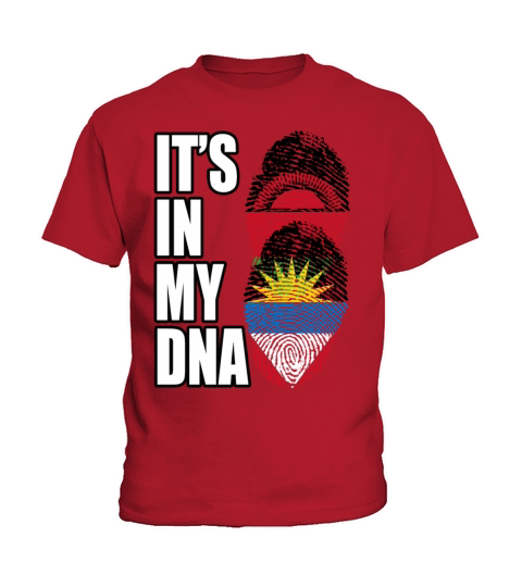 Malawian And Antiguan Mix Heritage DNA Flag Kids T-Shirt