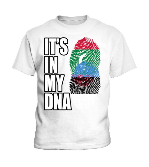 Maldivian And Estonian Mix Heritage DNA Flag Kids T-Shirt