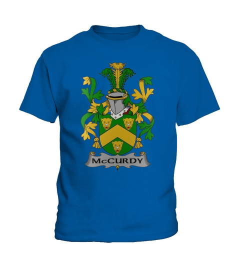 McCurdy Family Crest Irish Family Crests II Kids T-Shirt