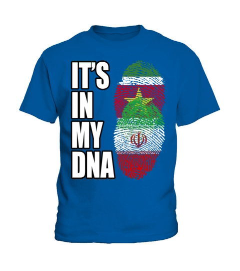 Surinamese And Iranian Vintage Heritage DNA Flag Kids T-Shirt