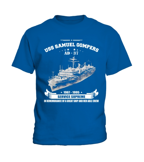 USS Samuel Gompers - Coffee Mug (colored) Kids T-Shirt