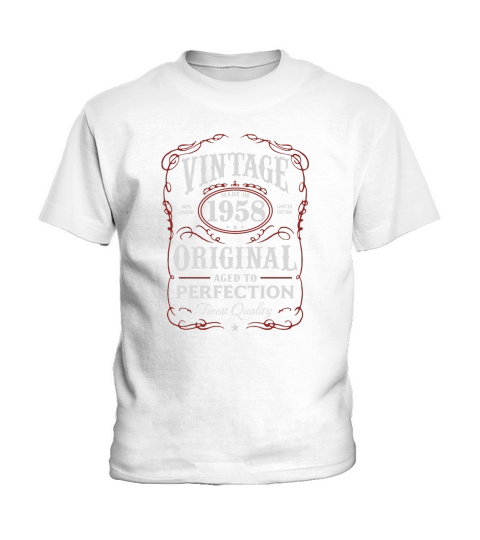 Vintage Made In 1958 Birthday Gift T-Shirt Kids T-Shirt