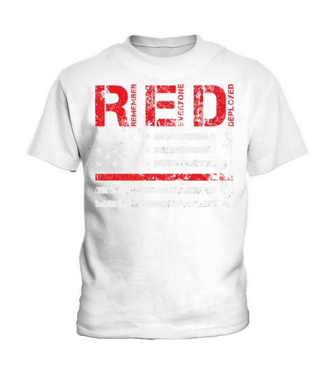 Vintage Remember Everyone Deployed Flag Kids T-Shirt