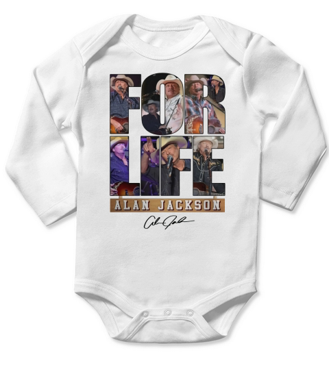 ALAN JACKSON Long Sleeve Baby One-Piece