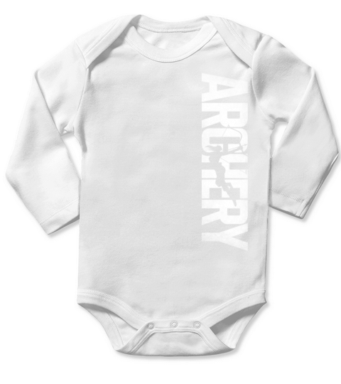 Archery Bow Archer Girl Vintage Long Sleeve Baby One-Piece