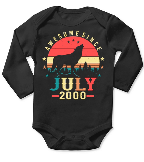 Birth Month July 2000 Long Sleeve Baby One-Piece