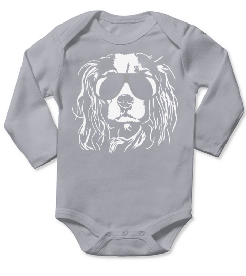 Cavalier King Charles Spaniel Sunglass shirt Long Sleeve Baby One-Piece