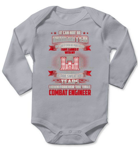 Combat engineer it can not be Long Sleeve Baby One-Piece