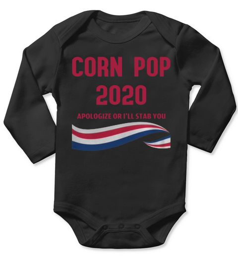 Corn Pop 2020 Joe Biden Joke Campaign Long Sleeve Baby One-Piece
