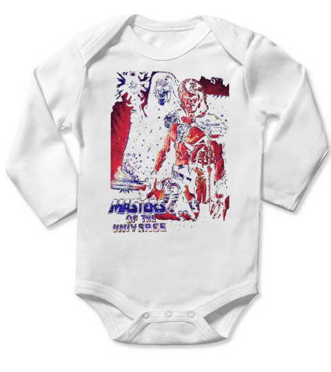 Ghana Masters of the Universe Poster T-Shirt Long Sleeve Baby One-Piece