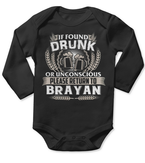 Good To Be BRAYAN Tshirt Long Sleeve Baby One-Piece
