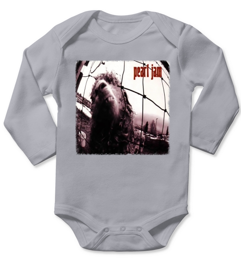 Heeloo Pearl  Jam Long Sleeve Baby One-Piece
