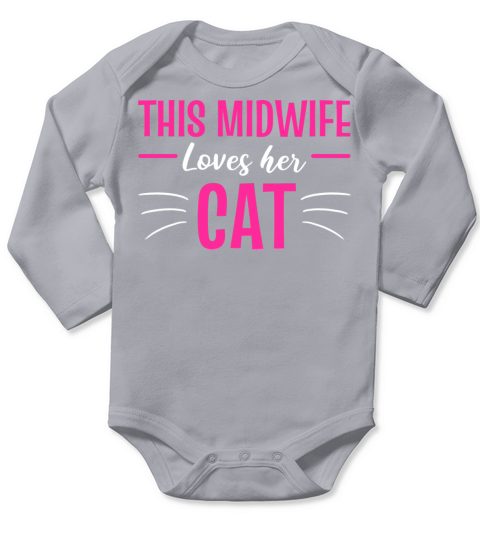 Loves Her Cat Cat Mom Gift Long Sleeve Baby One-Piece